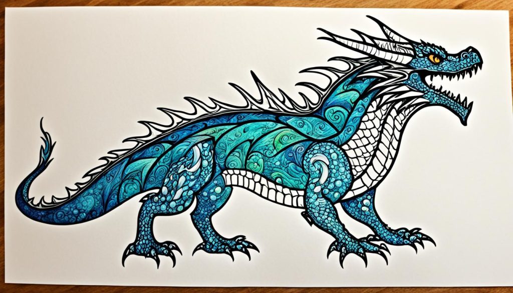 dragon drawing ideas