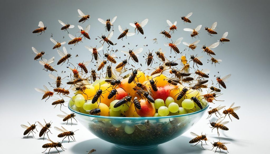 fruit flies and gnats