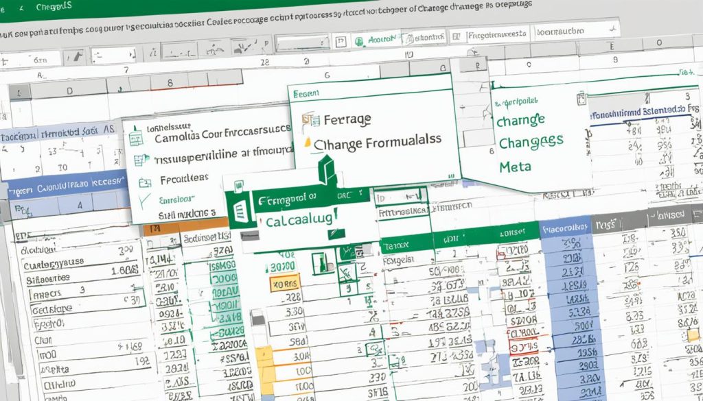 how to calculate percentage change in excel