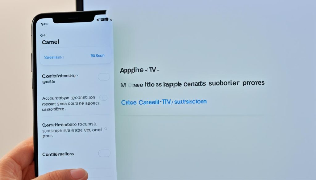 how to cancel apple tv+ on android