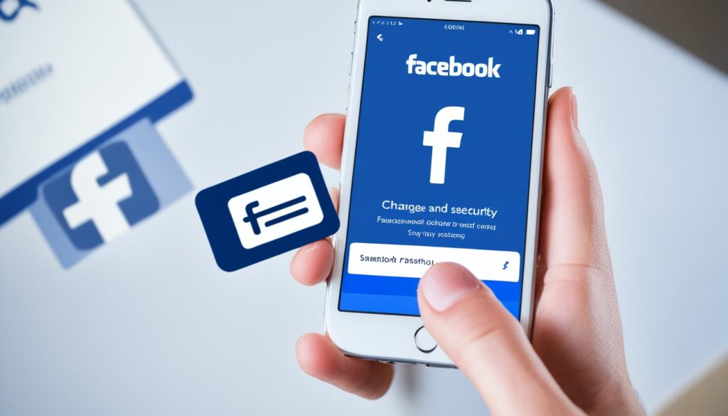 how to change facebook password on mobile