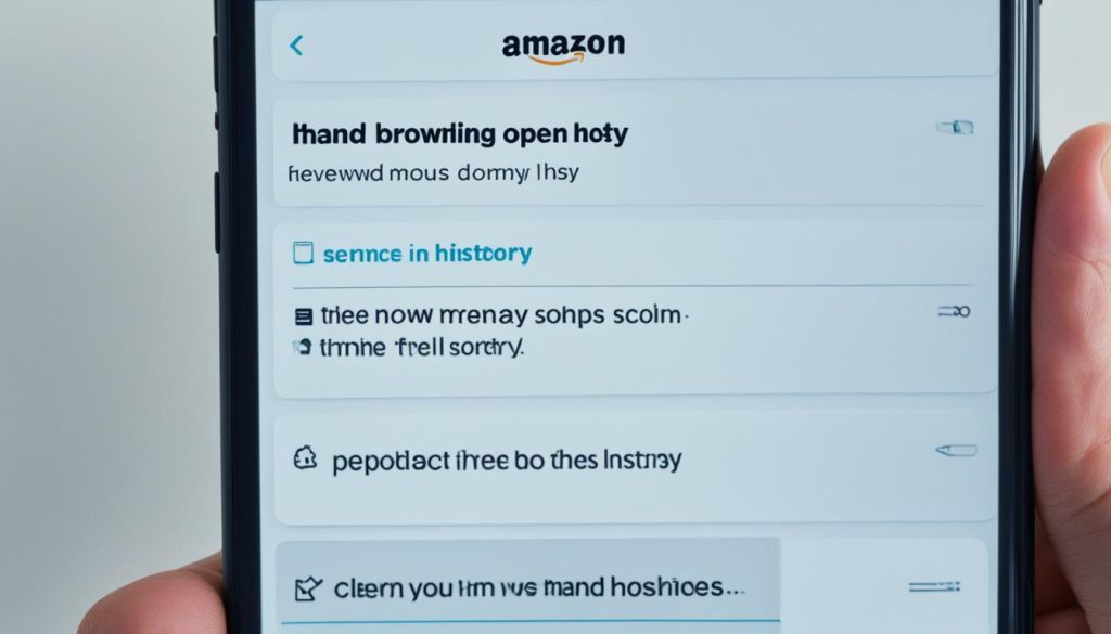 how to clear your browsing history on amazon