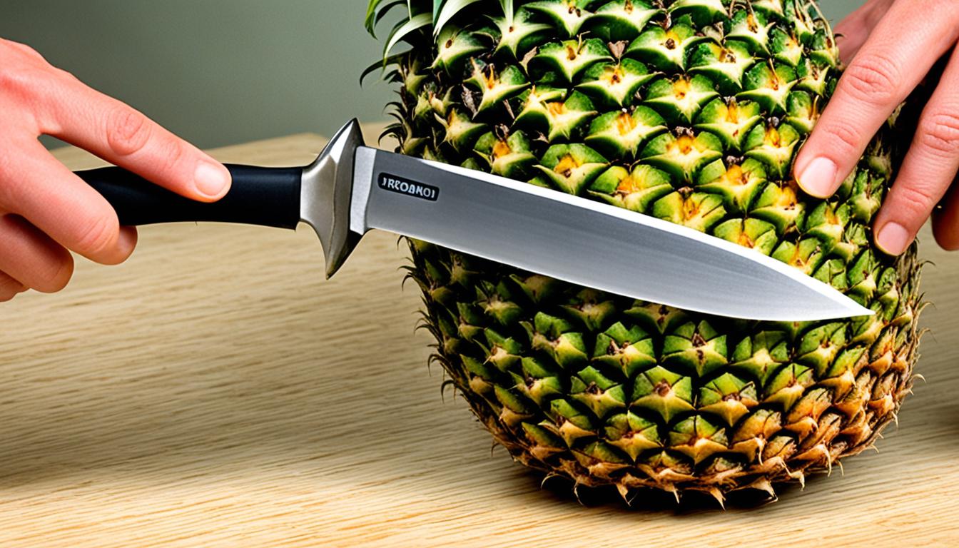 how to cut a pineapple