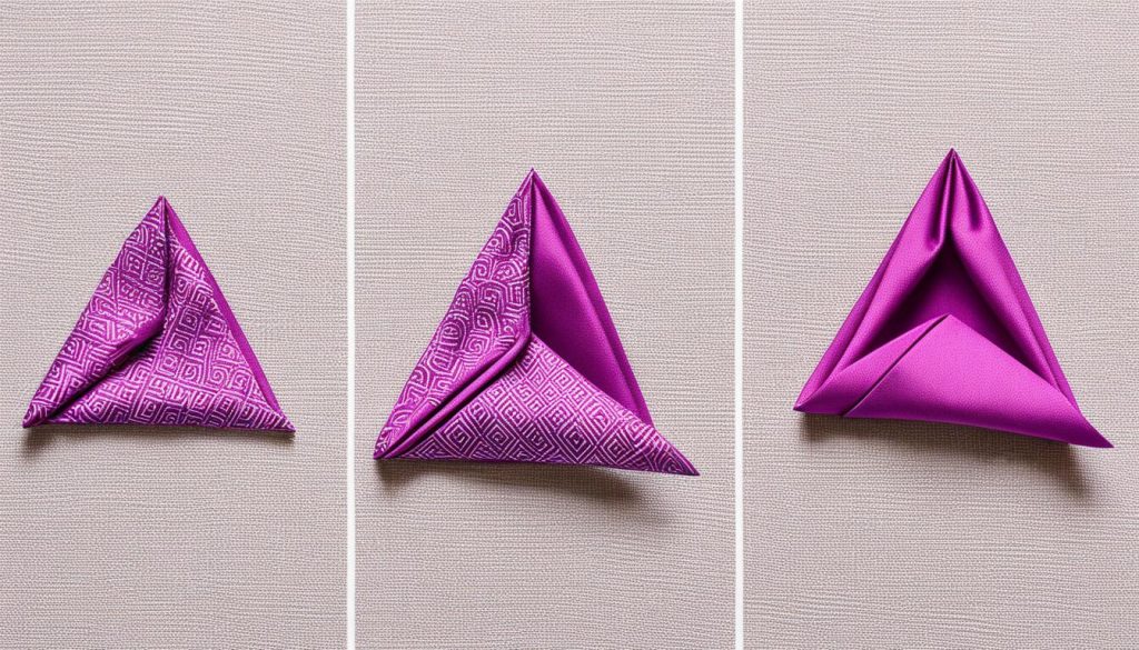 how to fold a pocket square rose
