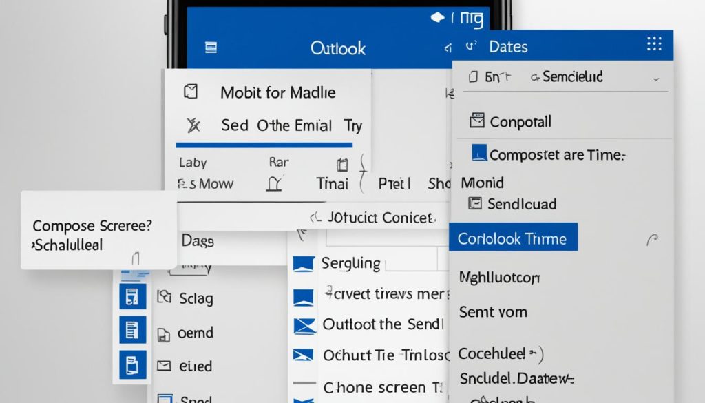 how to schedule an email in outlook mobile