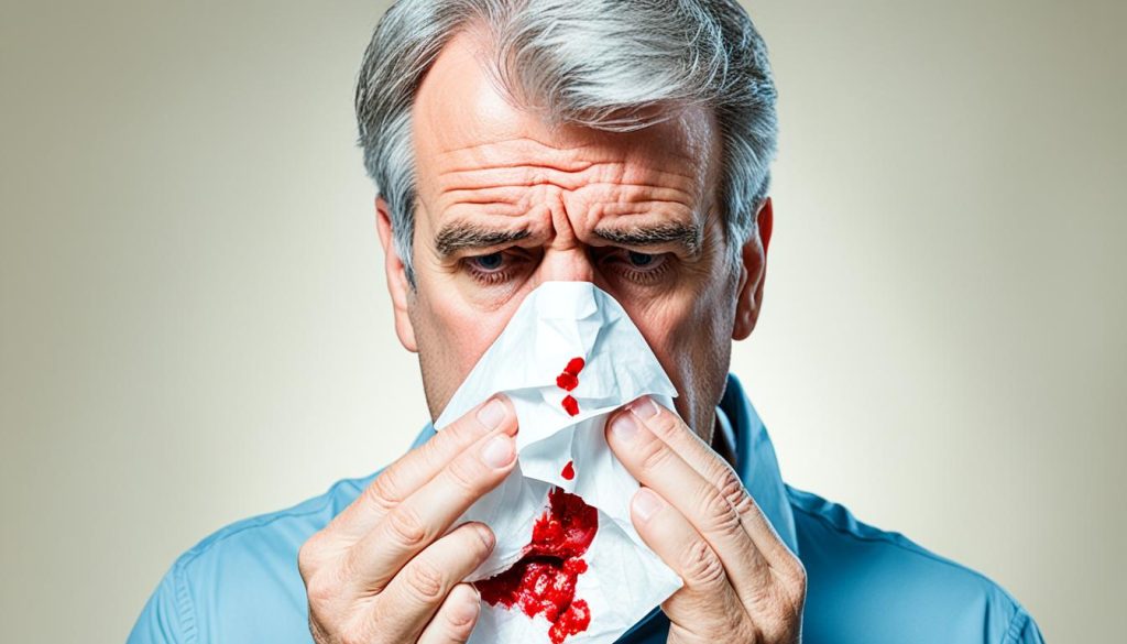 how to stop a nosebleed that won't stop