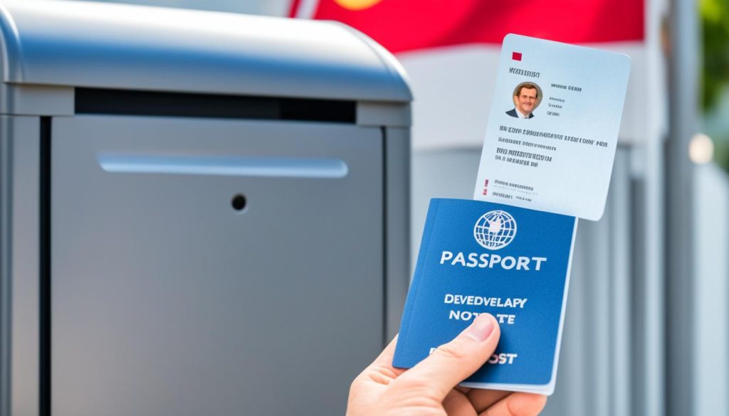 passport delivery information