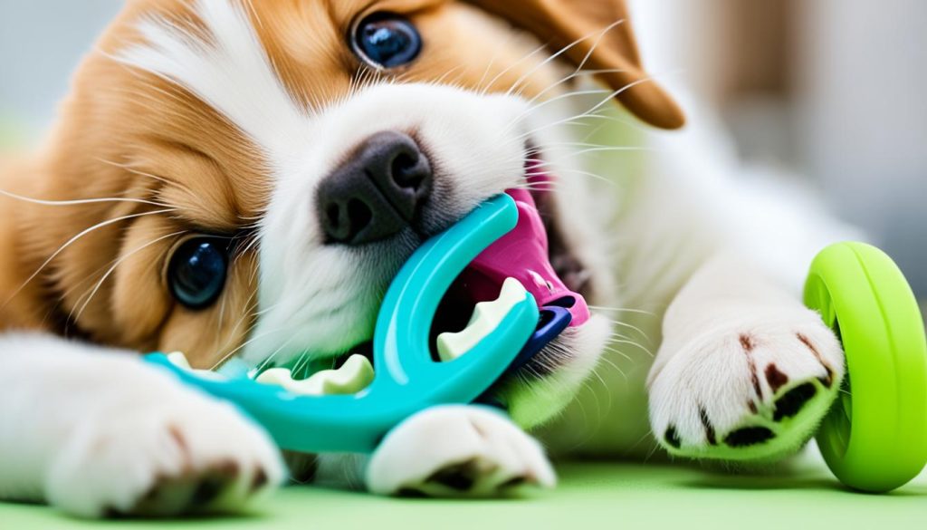 puppy chewing behavior