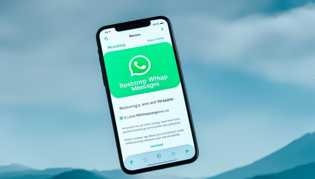 restore whatsapp messages from backup