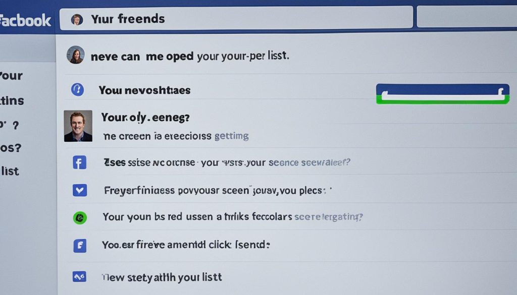 how to hide friends list on Facebook via web browser