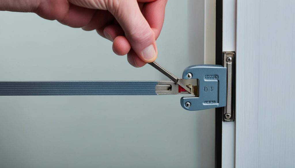 how to open locked door without key