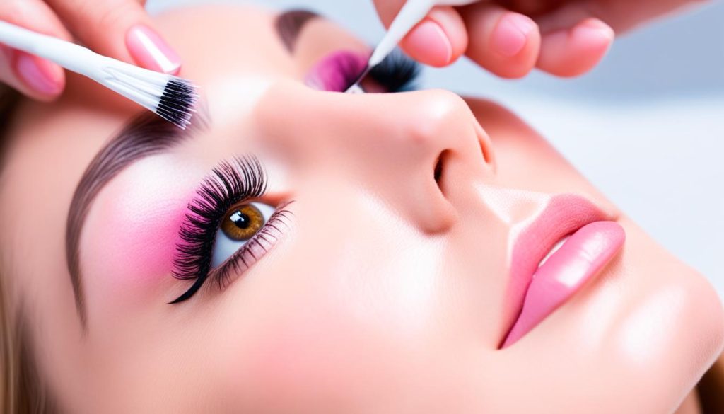 professional eyelash extension removal