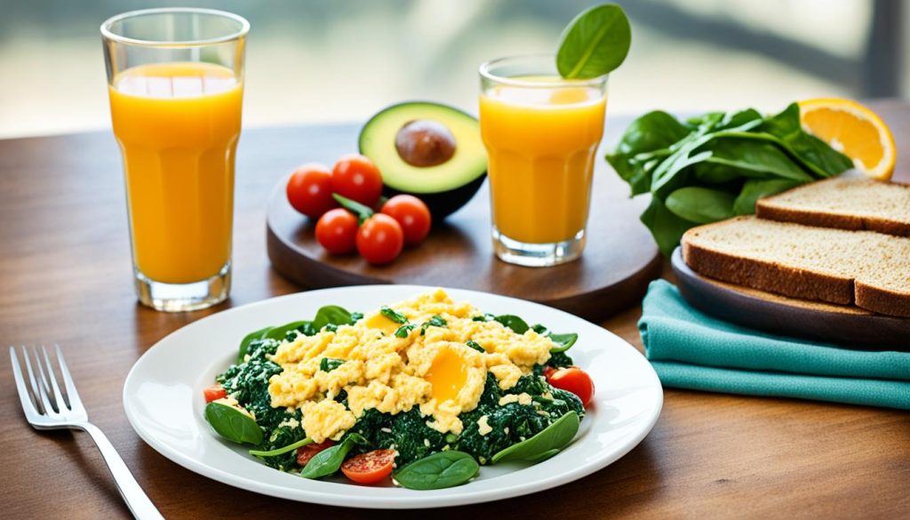 protein-rich breakfast