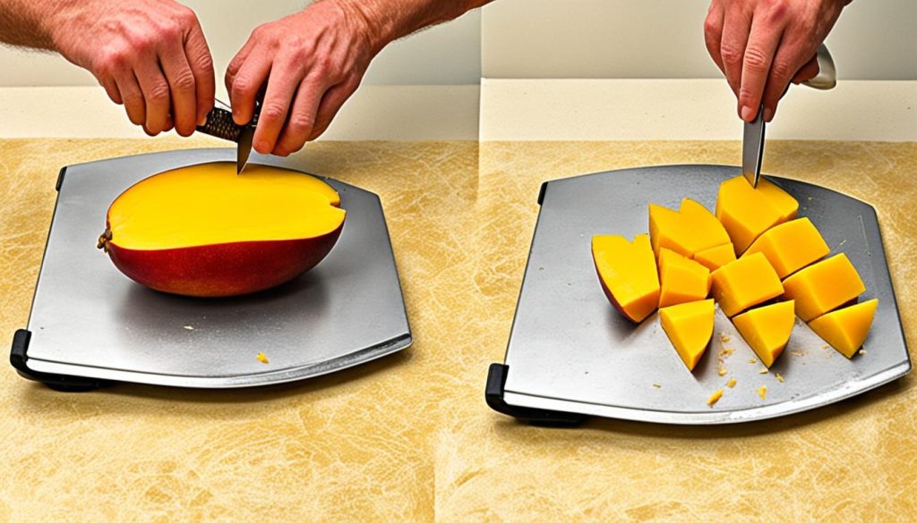 mango slicing methods